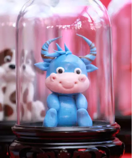 非遗体验课面塑三十二生肖之卡通牛