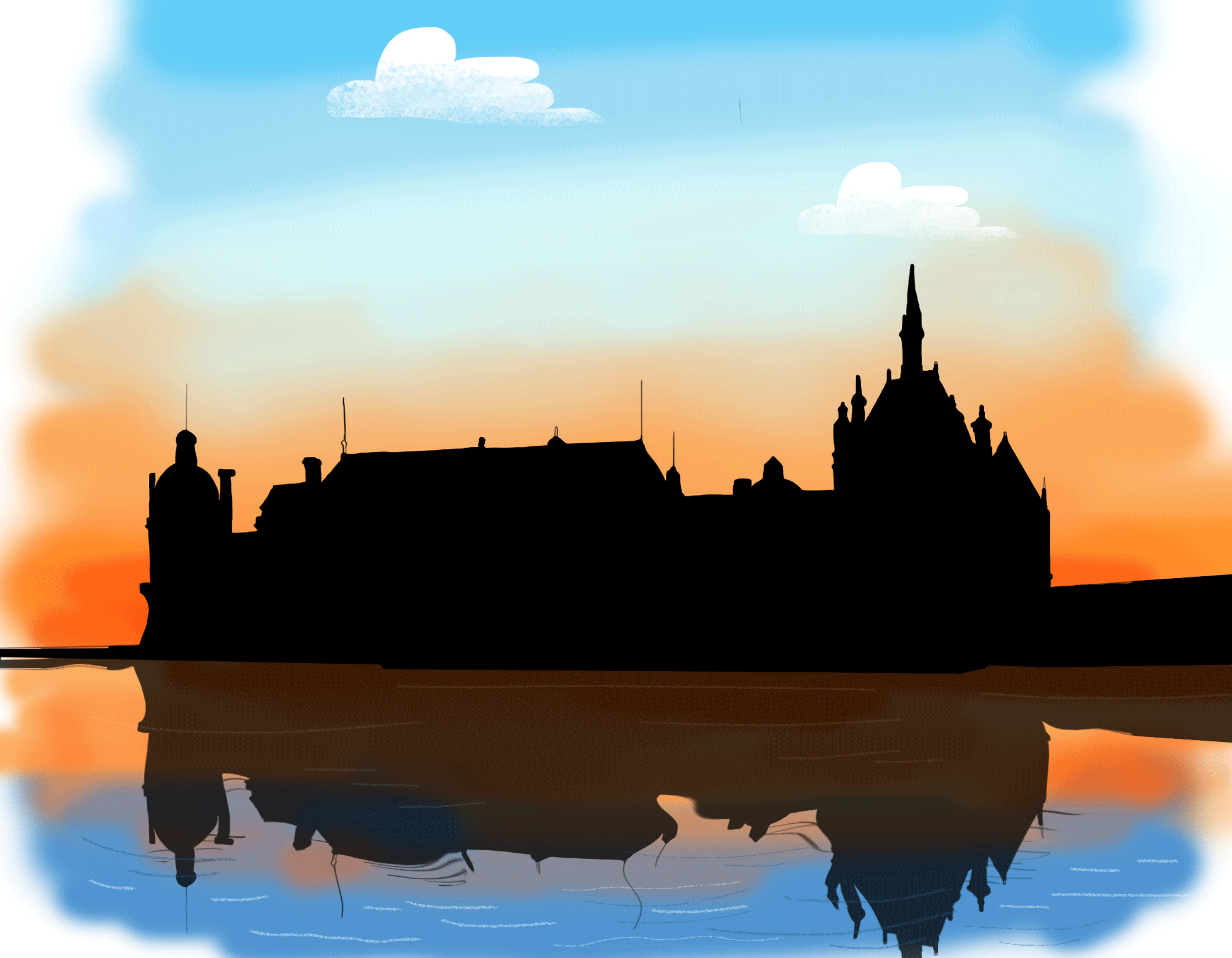 在线报名海淀区图书馆北馆雅致生活水彩画专题课程之水彩剪影